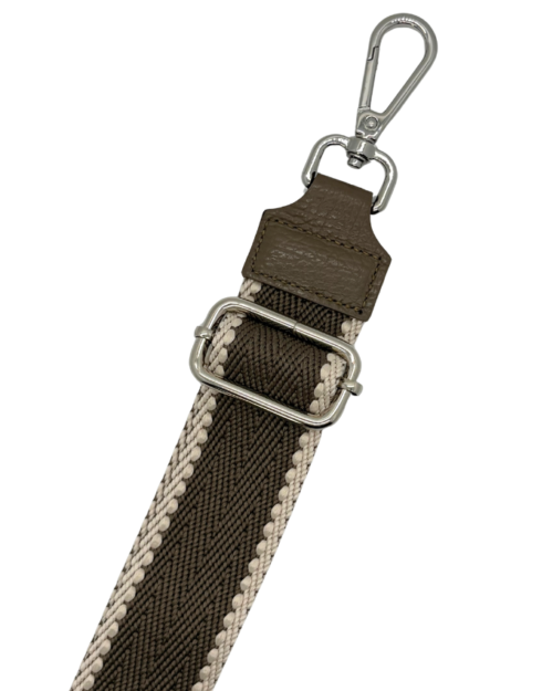 Small basic strap taupe zilver
