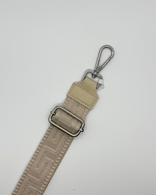 Small strap maze ecru zilver