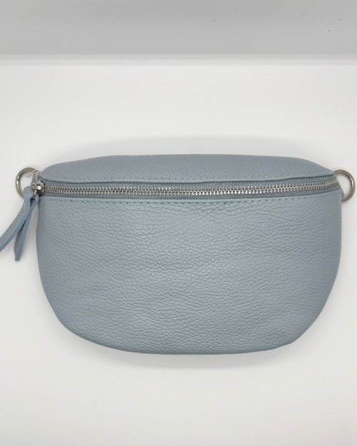 Medium moonbag blue silver