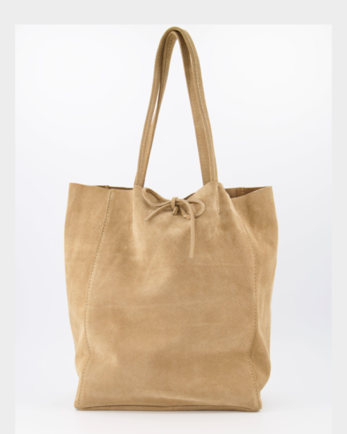 Bag mia suede beige