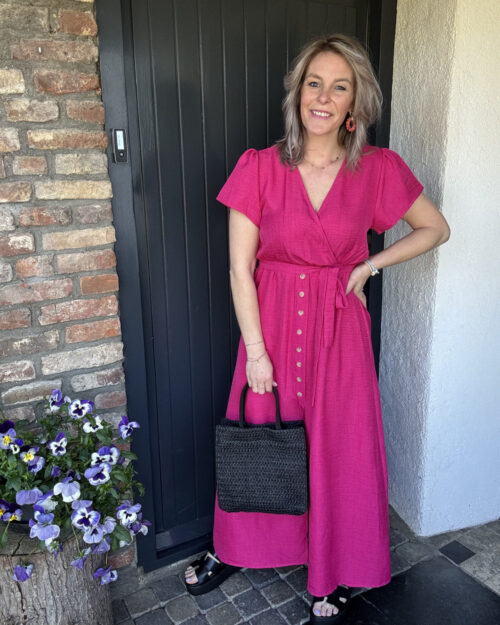 Maxi dress fuchsia