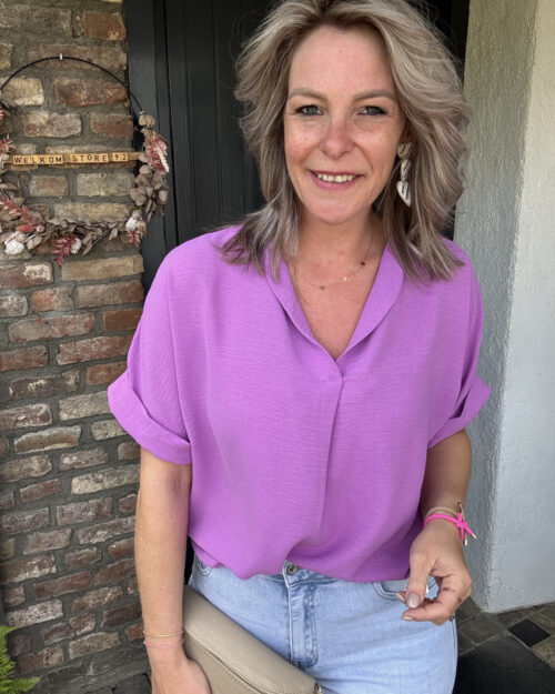 Basic blouse magenta