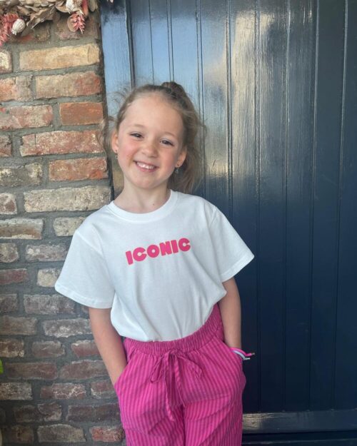 Mini - tee iconic wit