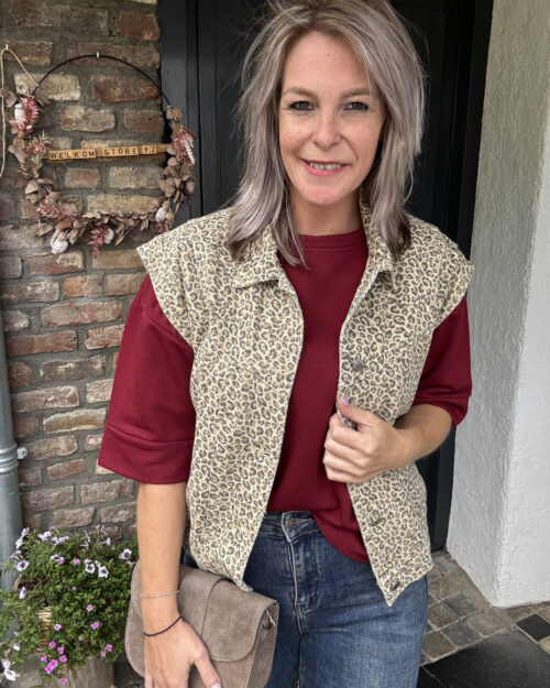 Gilet leopard
