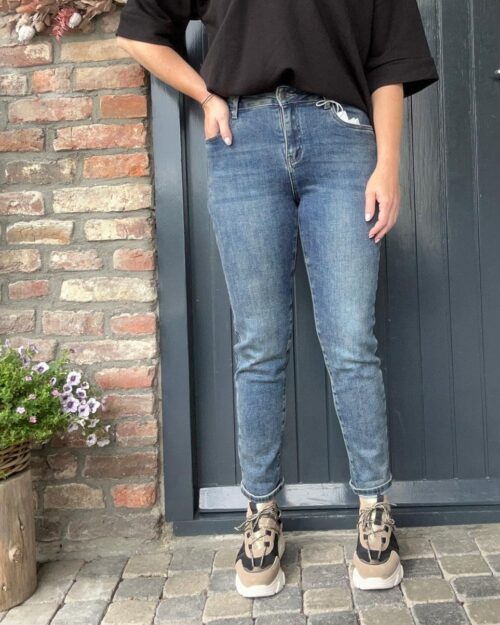 MOM-jeans dark blue