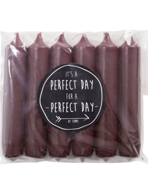 MUTTI'S - Kaarsen aubergine