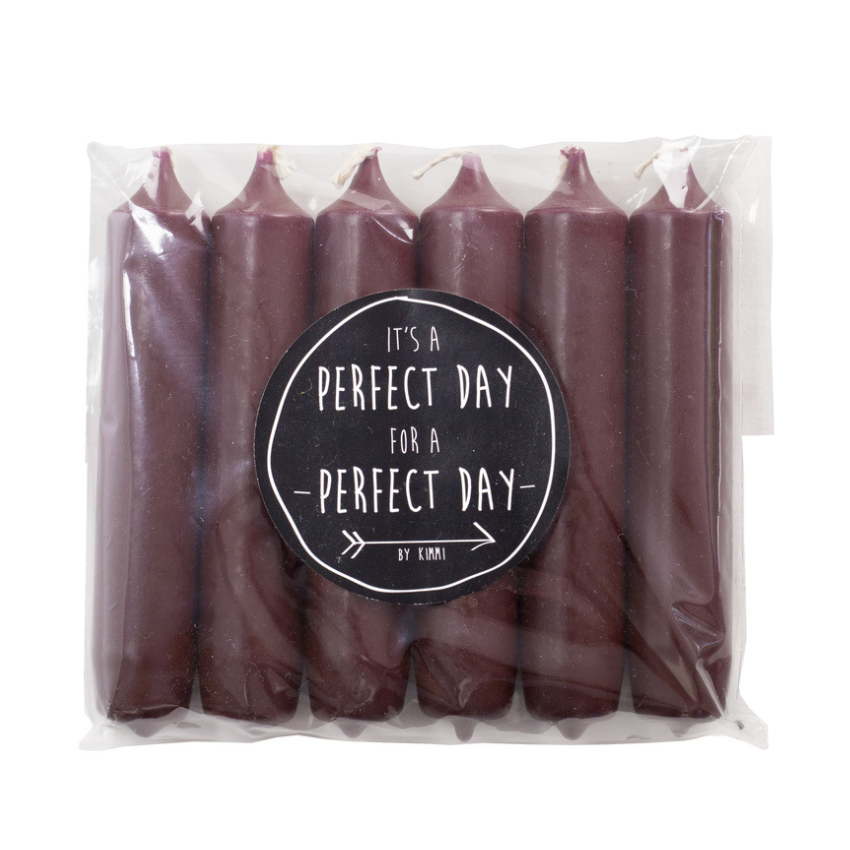 MUTTI'S - Kaarsen aubergine