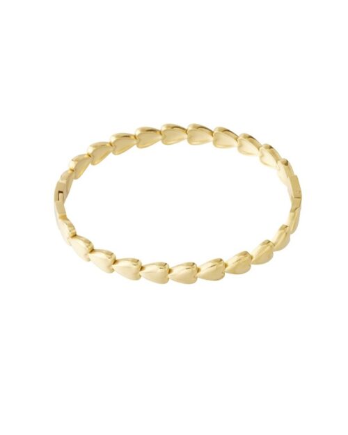 Bangle hartjes goud