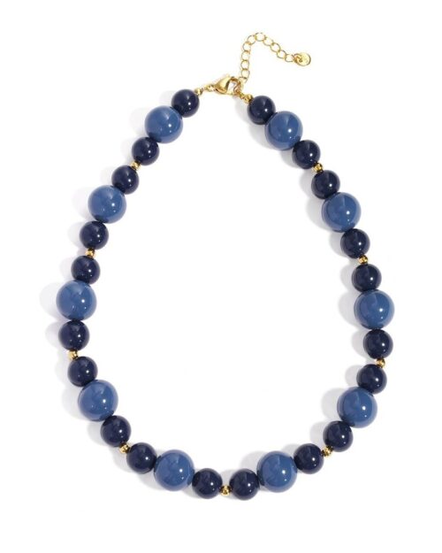 Kralenketting blauw