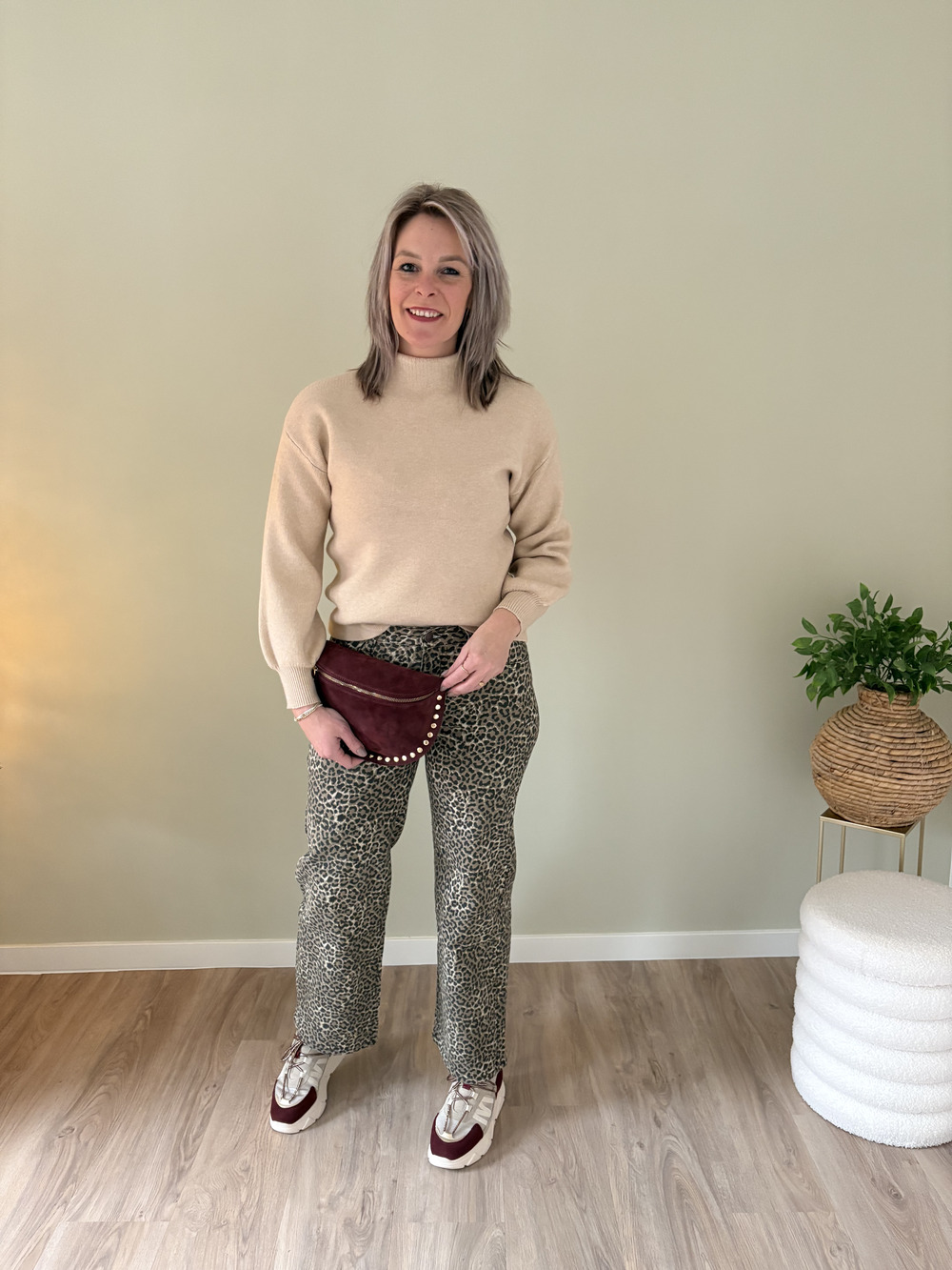 Leopard jeans - Afbeelding 2