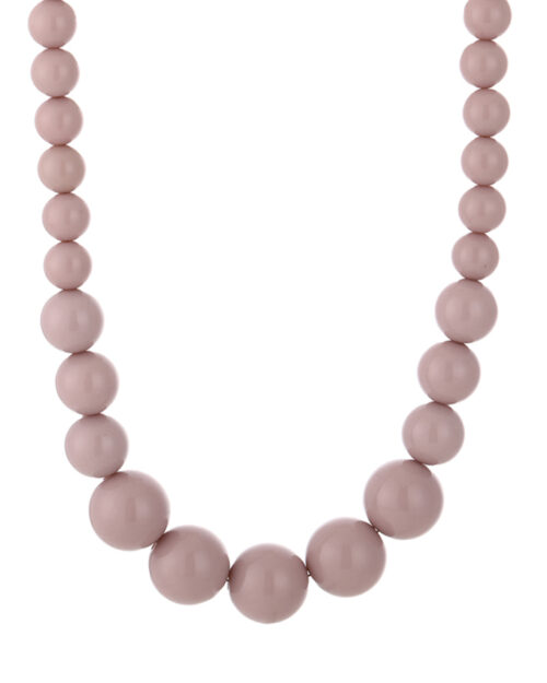 Kralenketting oud roze