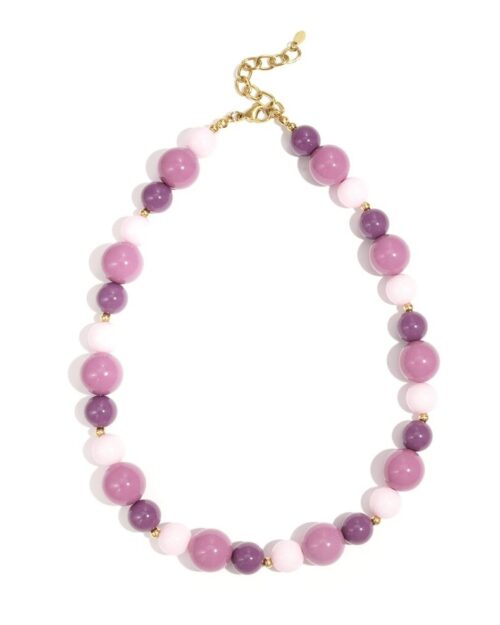 Kralenketting roze mix