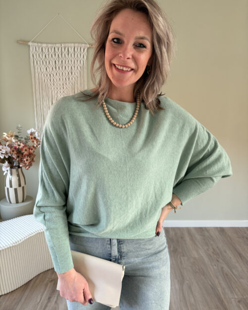 Vlindersweater groen