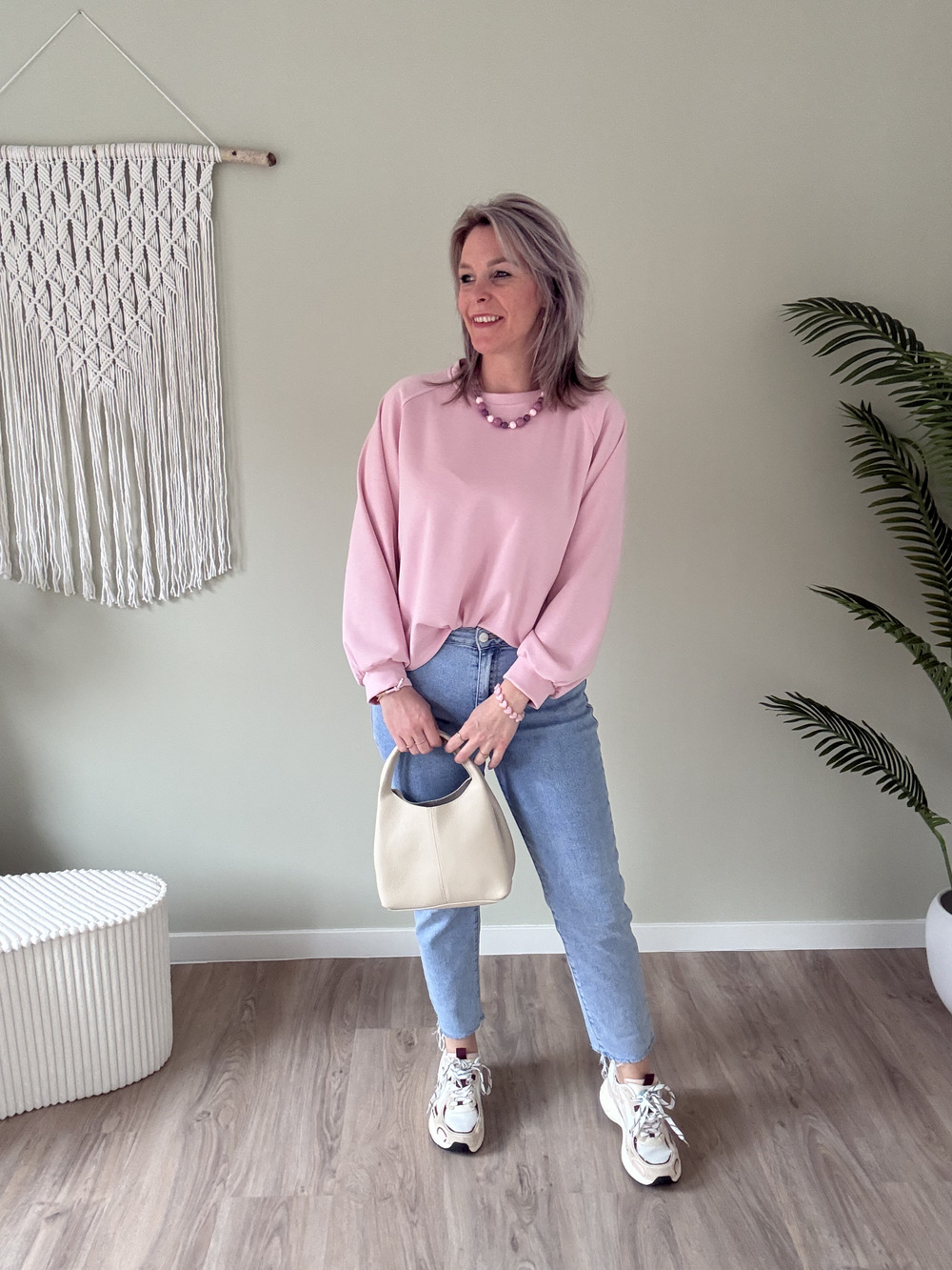 Fav. MOM-jeans light blue rafels - Afbeelding 3