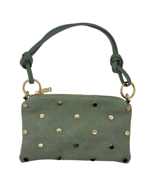 Tas met studs groen