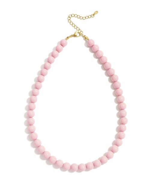 Kralenketting licht roze
