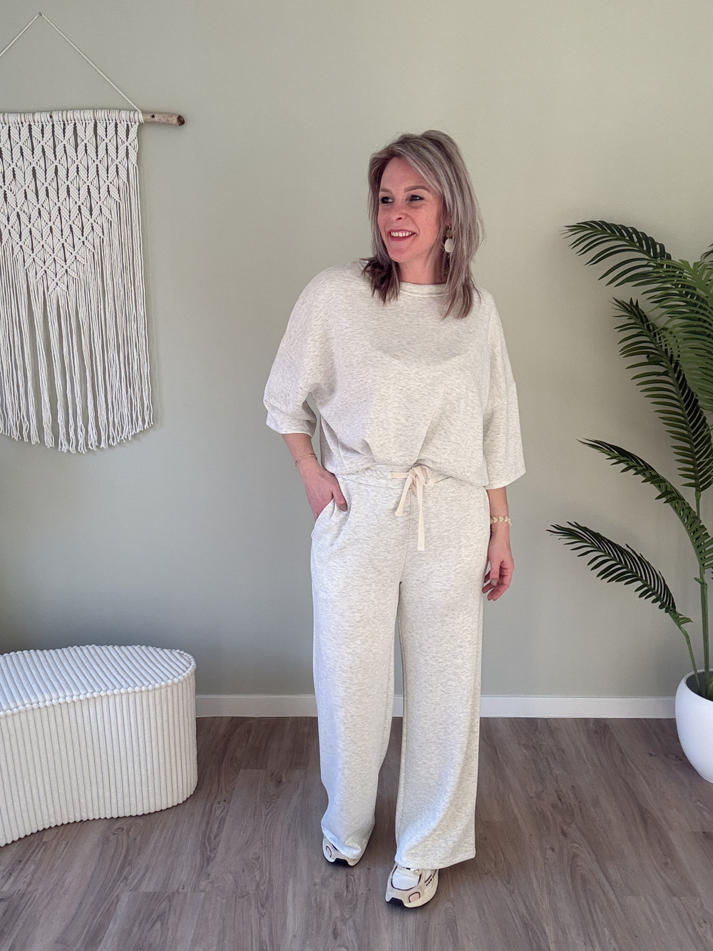 Twinset licht grijs