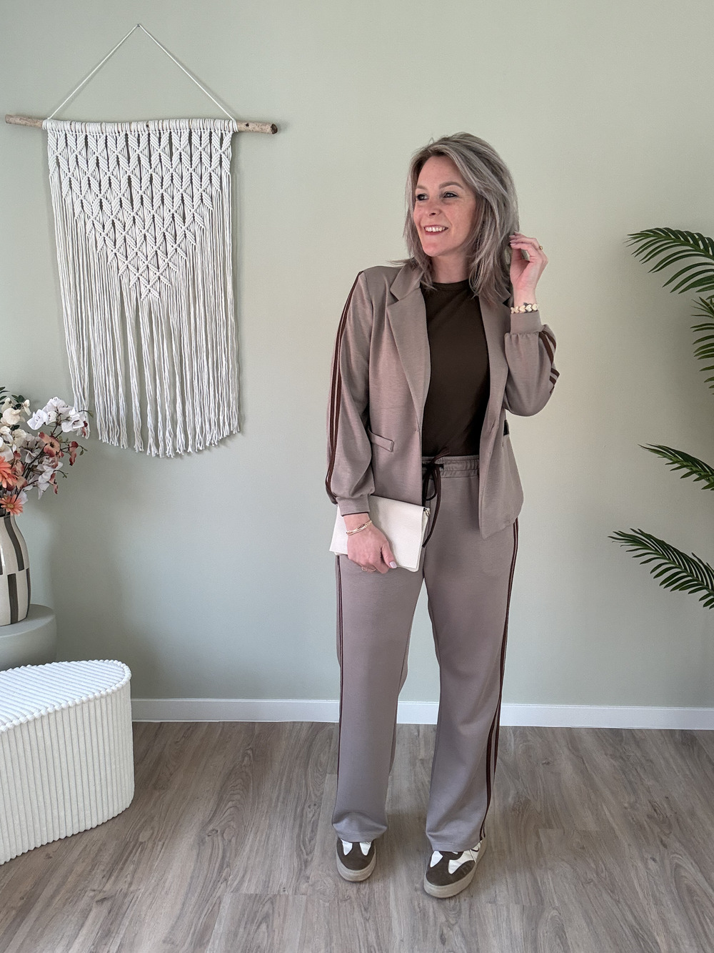 Twinset blazer taupe