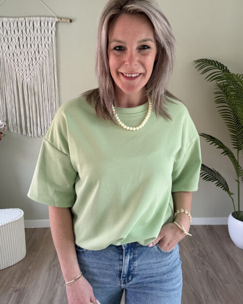 Sweater tee groen