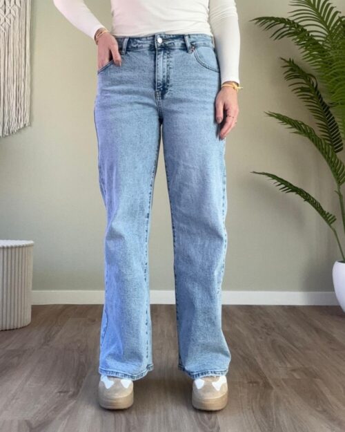 Jeans straight wide leg - 42