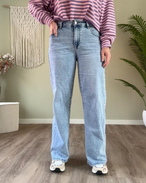 Jeans straight wide leg