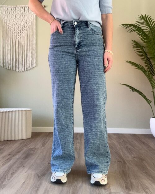 Jeans details wide leg