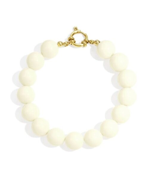 Kralen armband ecru