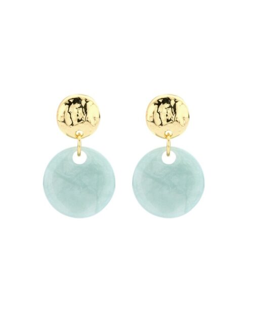 BIBA - Basic oorbellen mint