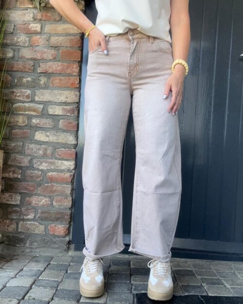 Baggy jeans beige