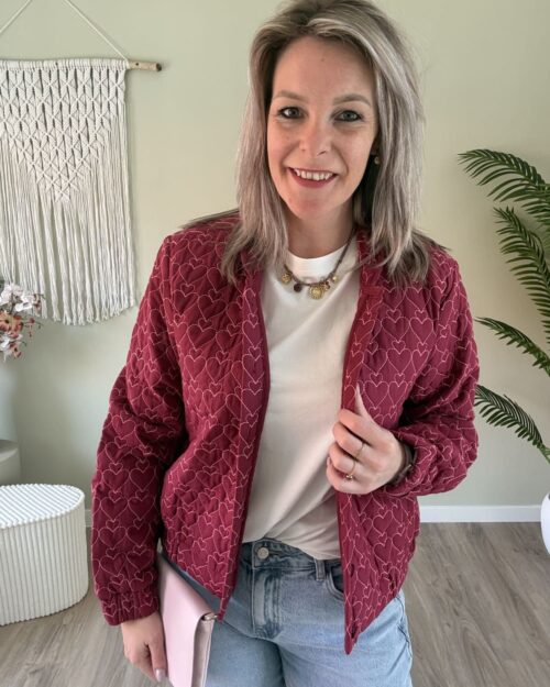 Bomber harts bordeaux