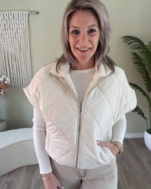 Bodywarmer ecru