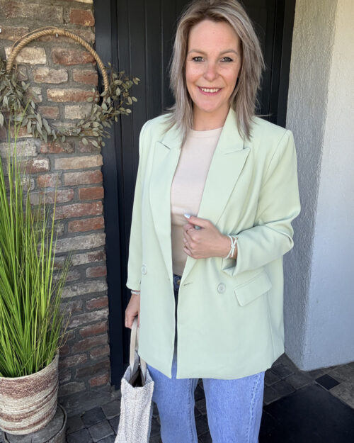 Oversized blazer mint