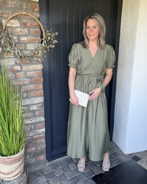 Maxi dress army