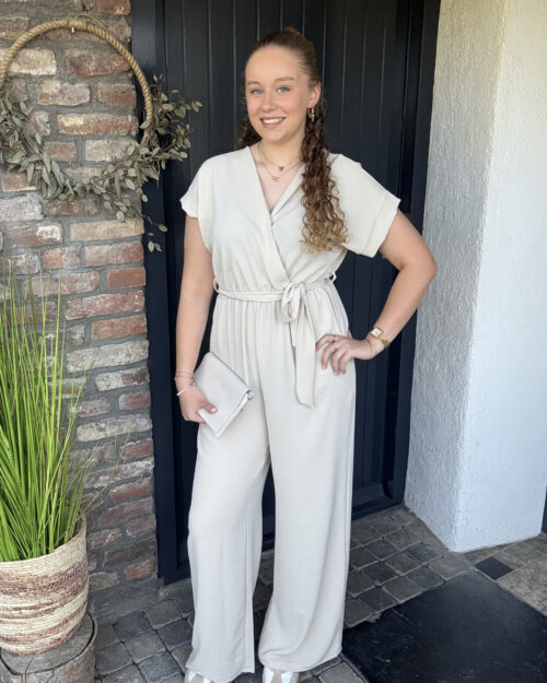 Jumpsuit beige