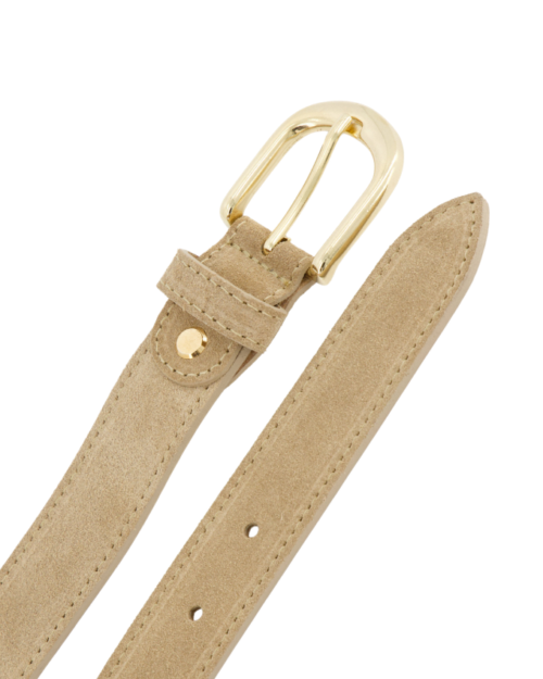 Riem suede zand