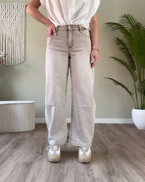 Baggy jeans beige