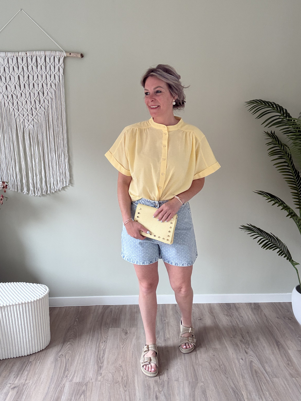 Summer blouse geel - Afbeelding 2