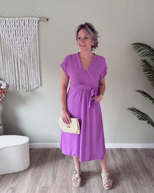 Basic dress purple