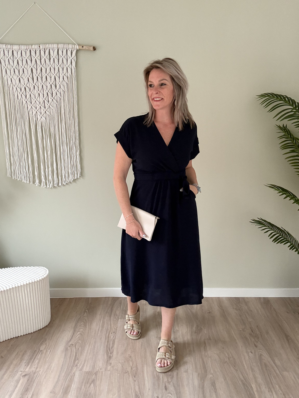 Basic dress marine - Afbeelding 2