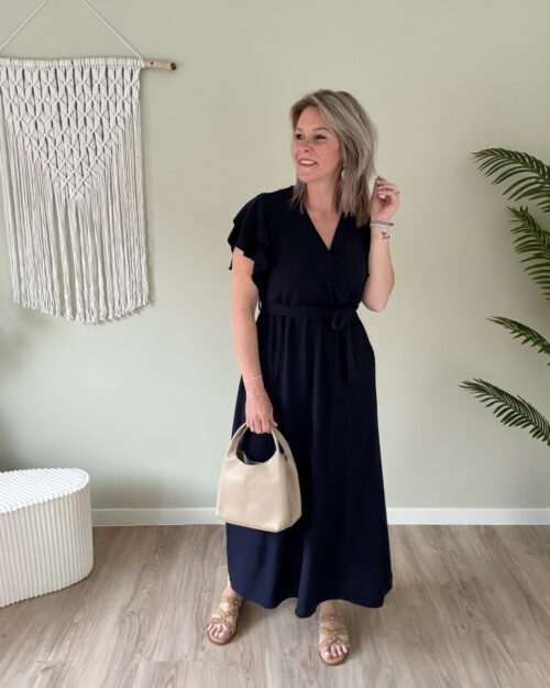 Maxi dress marine