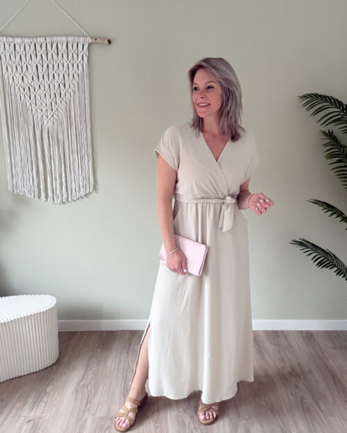 Maxi dress beige
