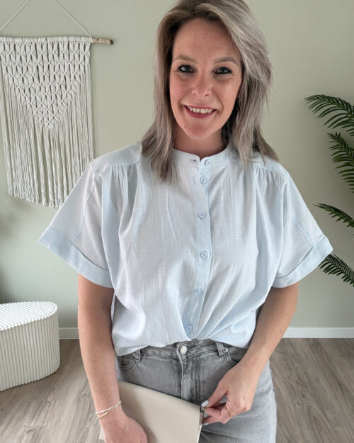 Summer blouse blauw
