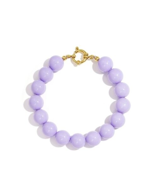 Kralen armband lila
