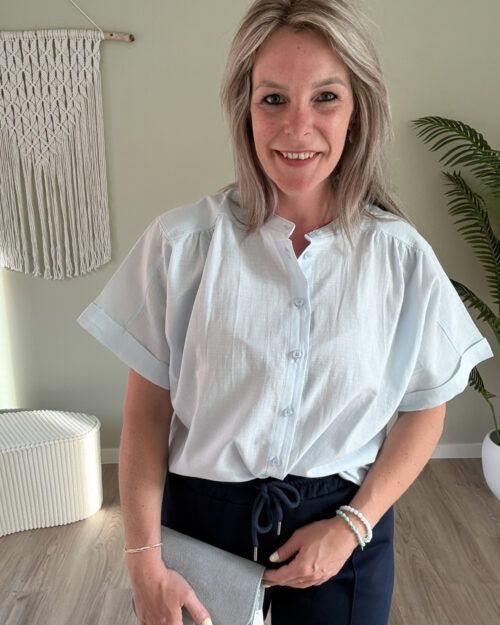 Summer blouse blauw