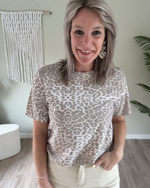 Travel shirt leopard