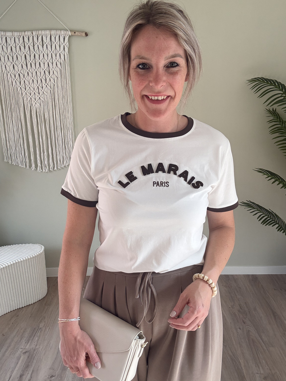 Tee le Marais wit-choco