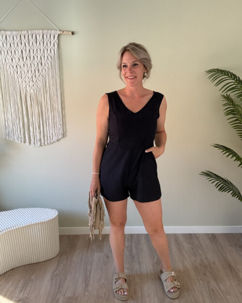 Short jumpsuit marine