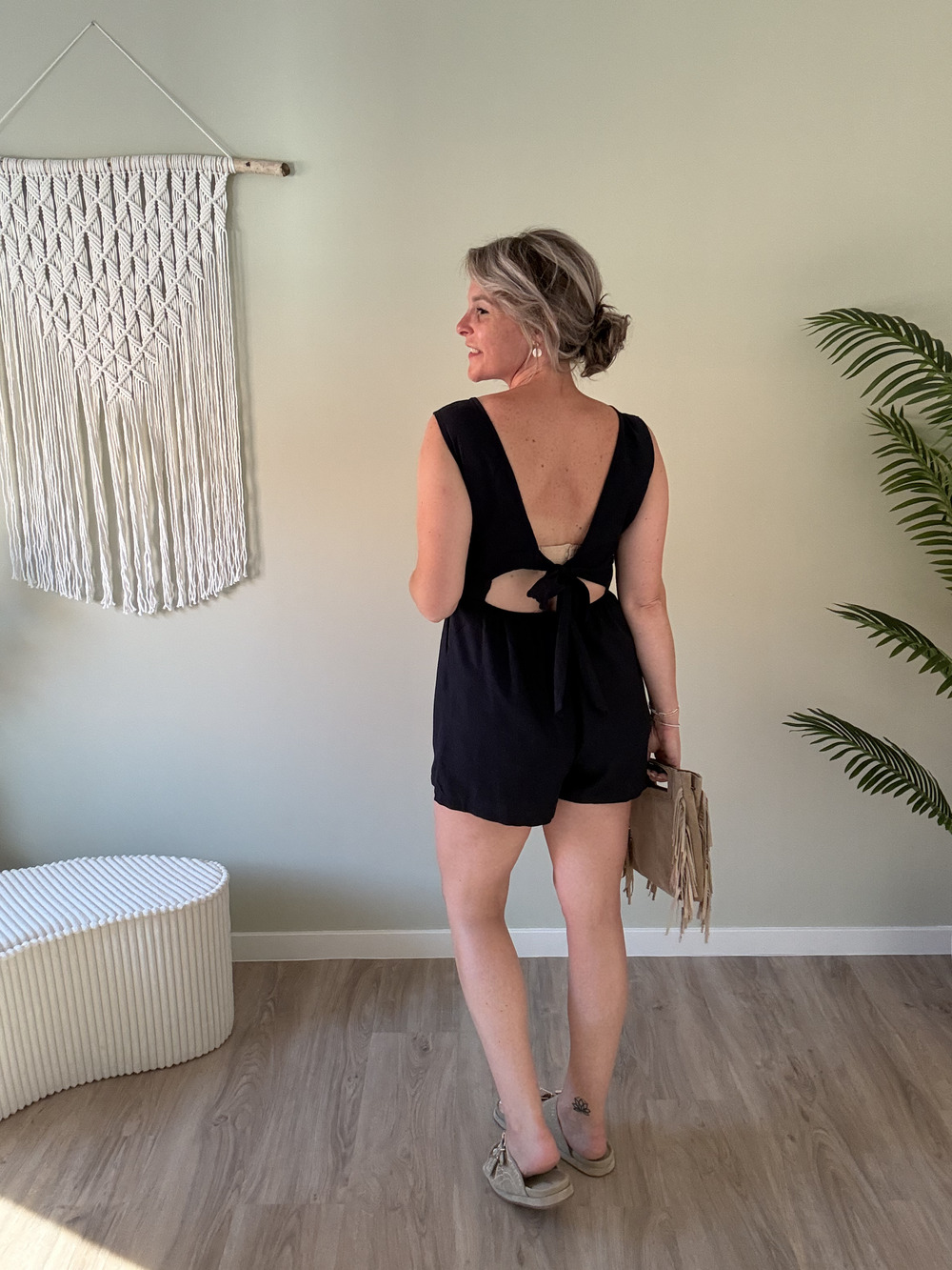 Short jumpsuit marine - Afbeelding 2