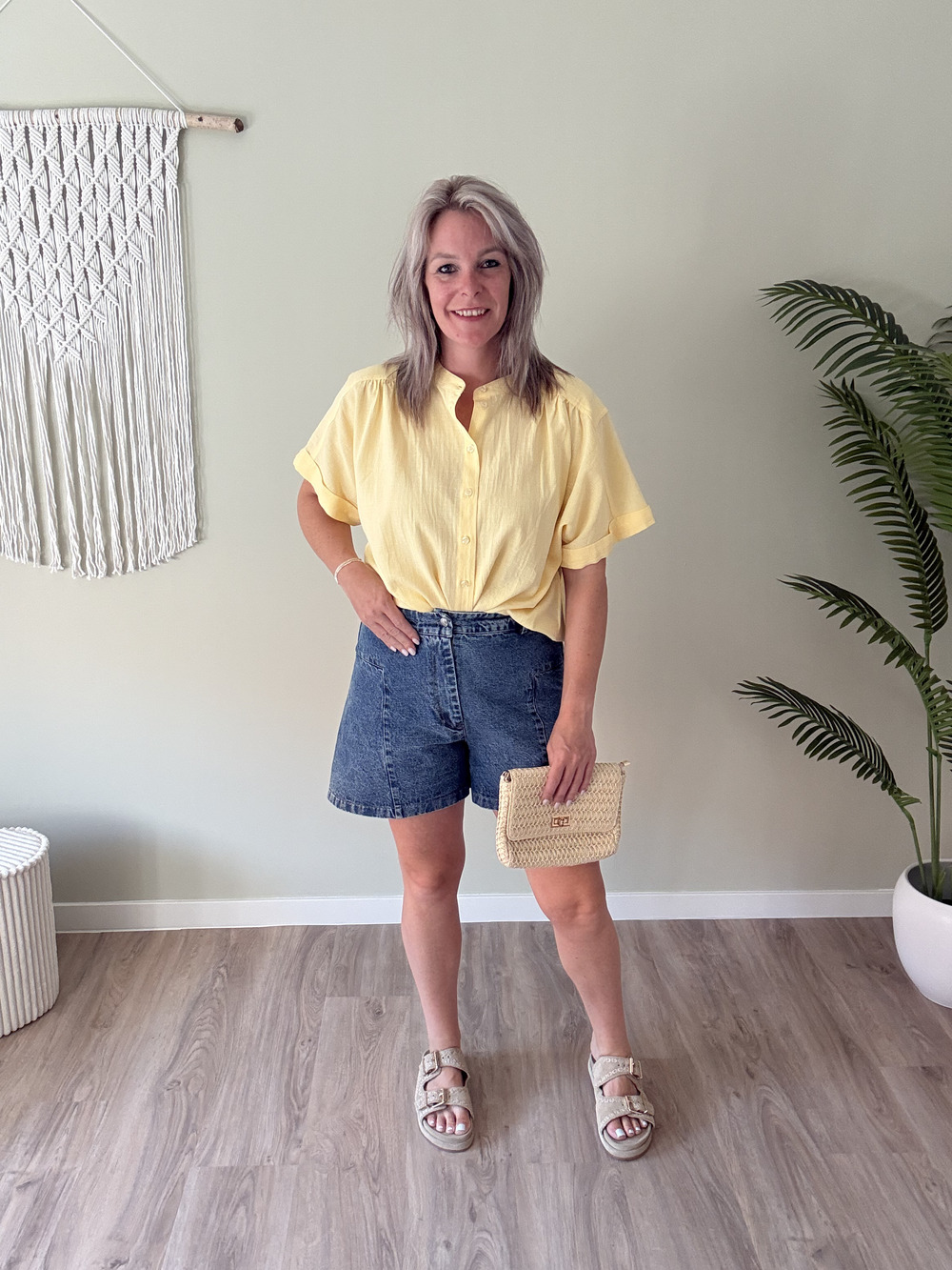 Summer blouse geel - Afbeelding 2