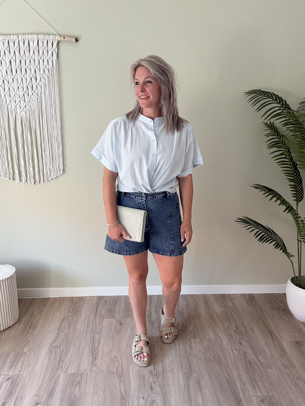 Summer blouse blauw - Afbeelding 2